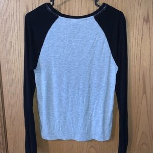 Black and grey Aeropostale long sleeve
